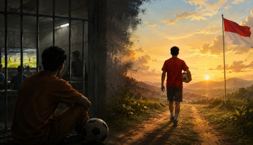 Sepak Bola, Penjara, dan Jalan ke Ibu Pertiwi